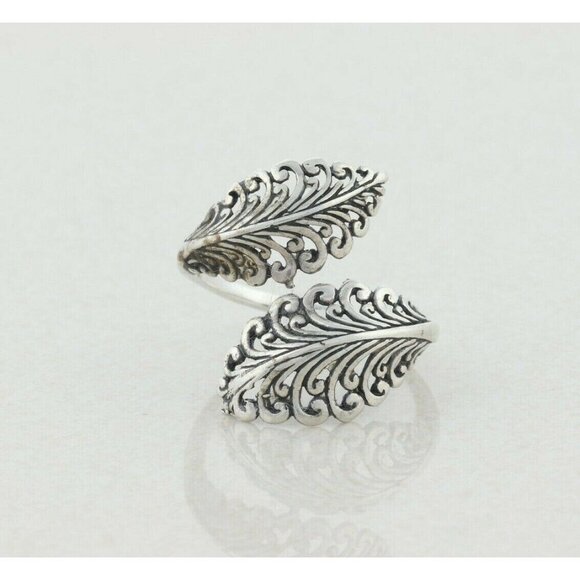 Sterling Silver Bypass Ring Size 9 1/4 - Picture 5 of 7